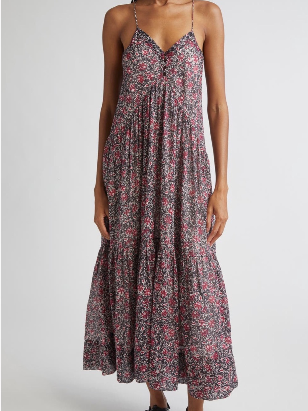 Marant Étoile Sabba Cotton Printed Maxi Dress
